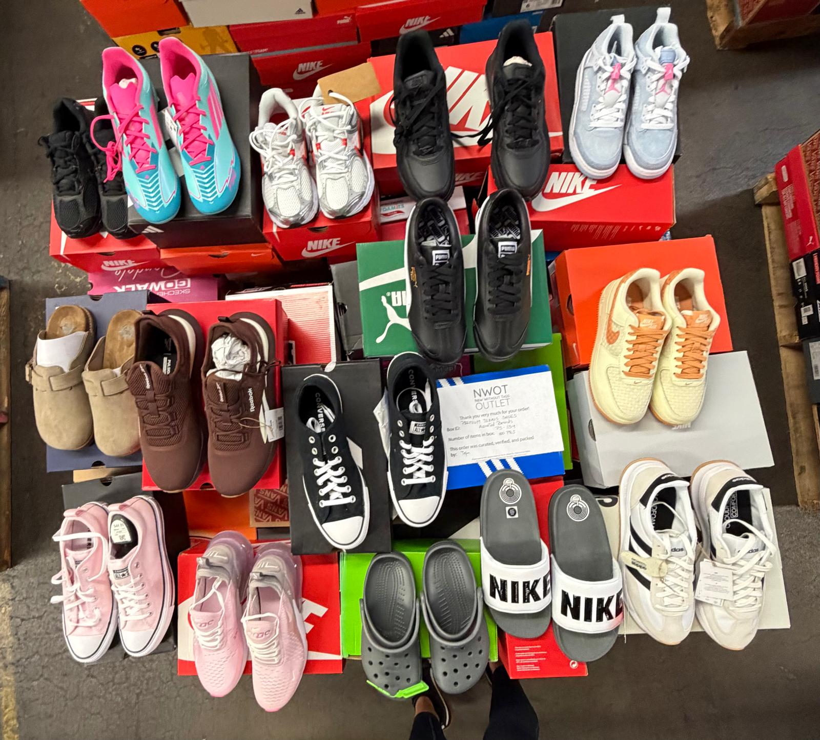 Premium Tennis Shoes | Nike & Assorted  | NWT | 100 pairs | Pallets # PS-154