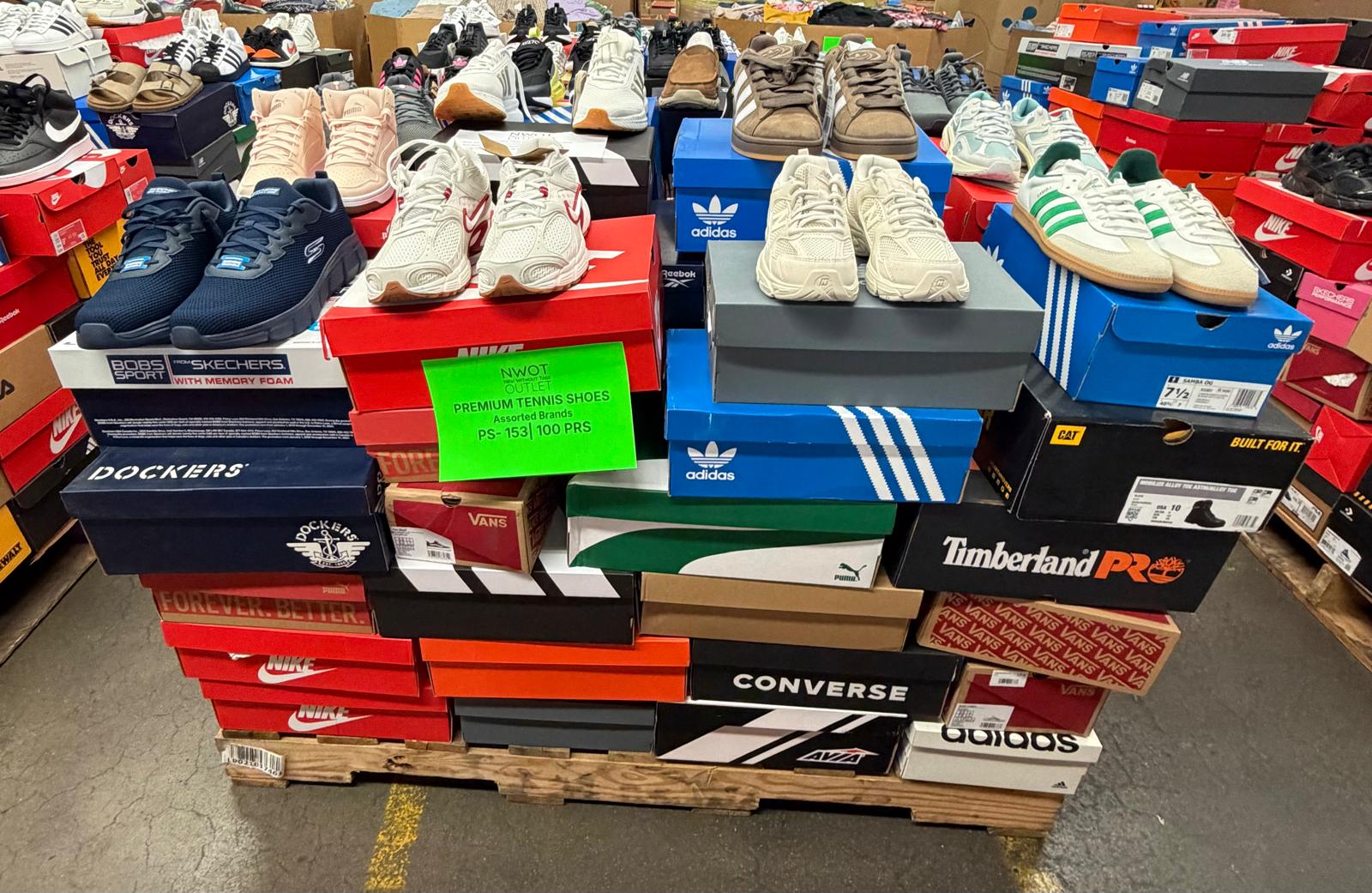 Premium Tennis Shoes | Nike & Assorted  | NWT | 100 pairs | Pallets # PS-153