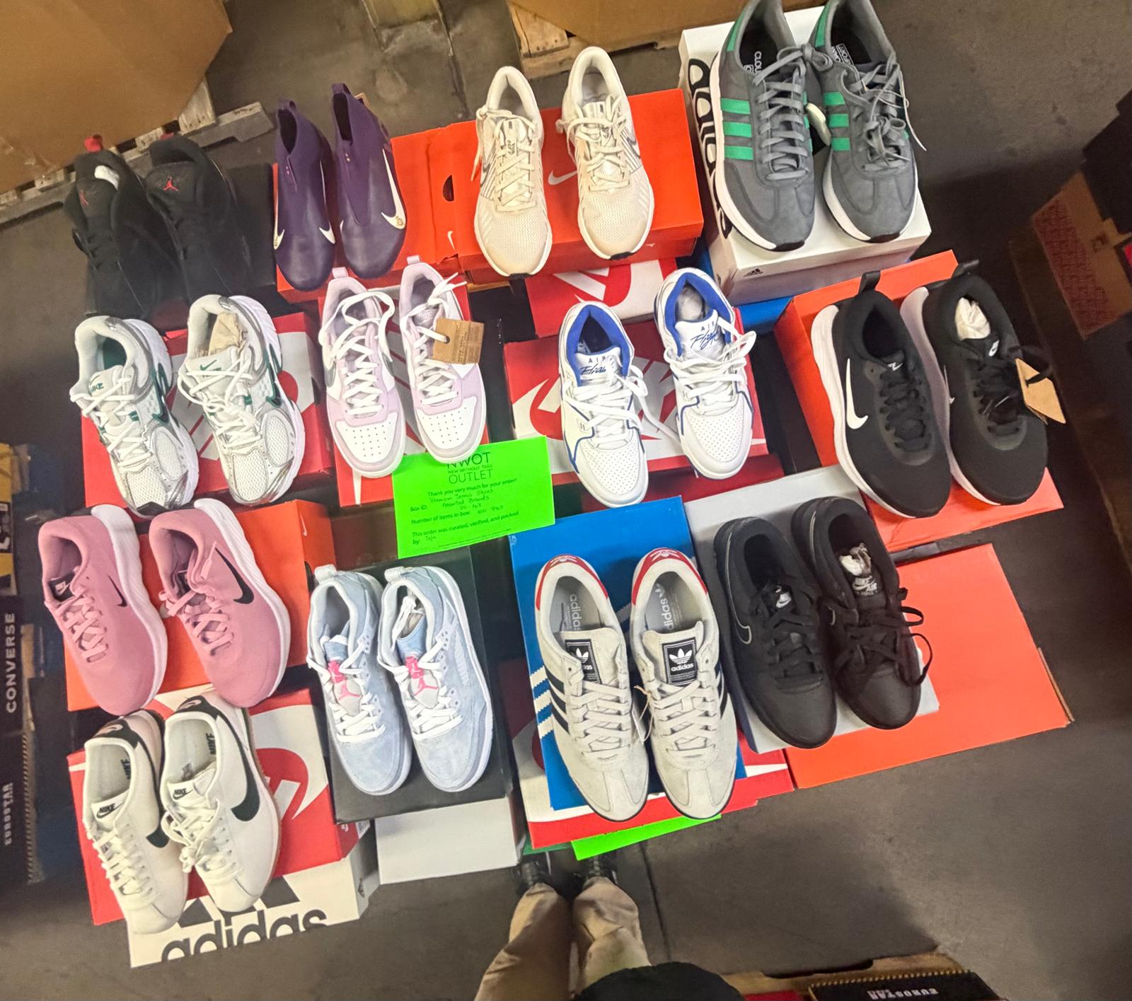 Premium Tennis Shoes | Nike & Assorted  | NWT | 100 pairs | Pallets # PS-167