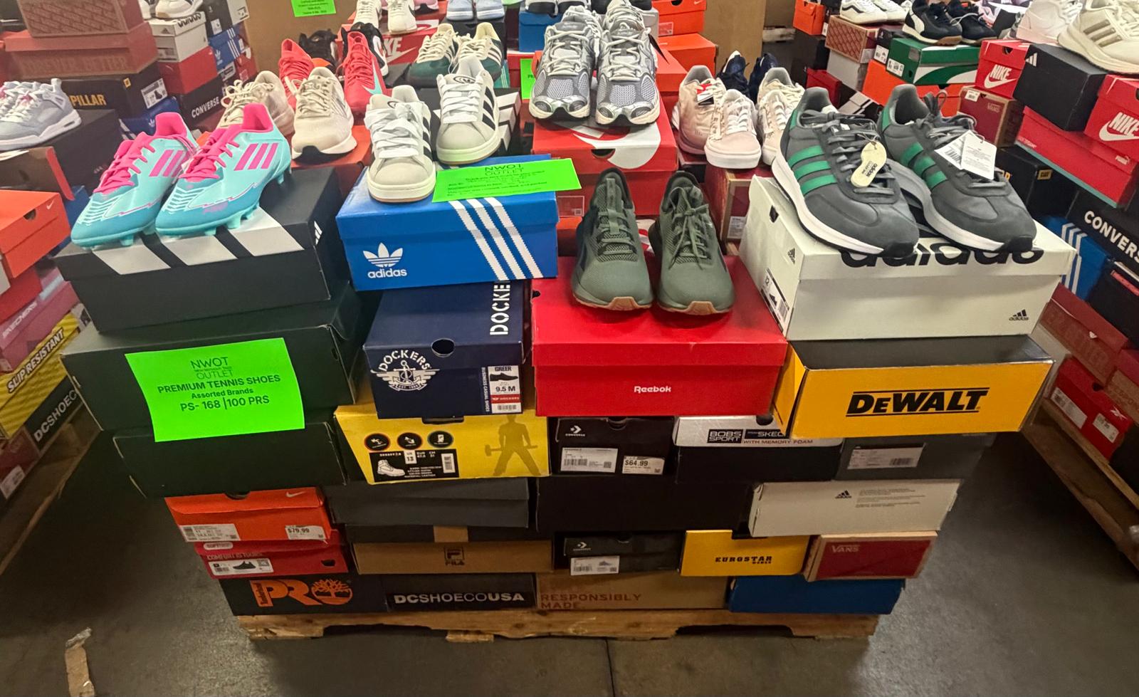Premium Tennis Shoes | Nike & Assorted  | NWT | 100 pairs | Pallets # PS-168