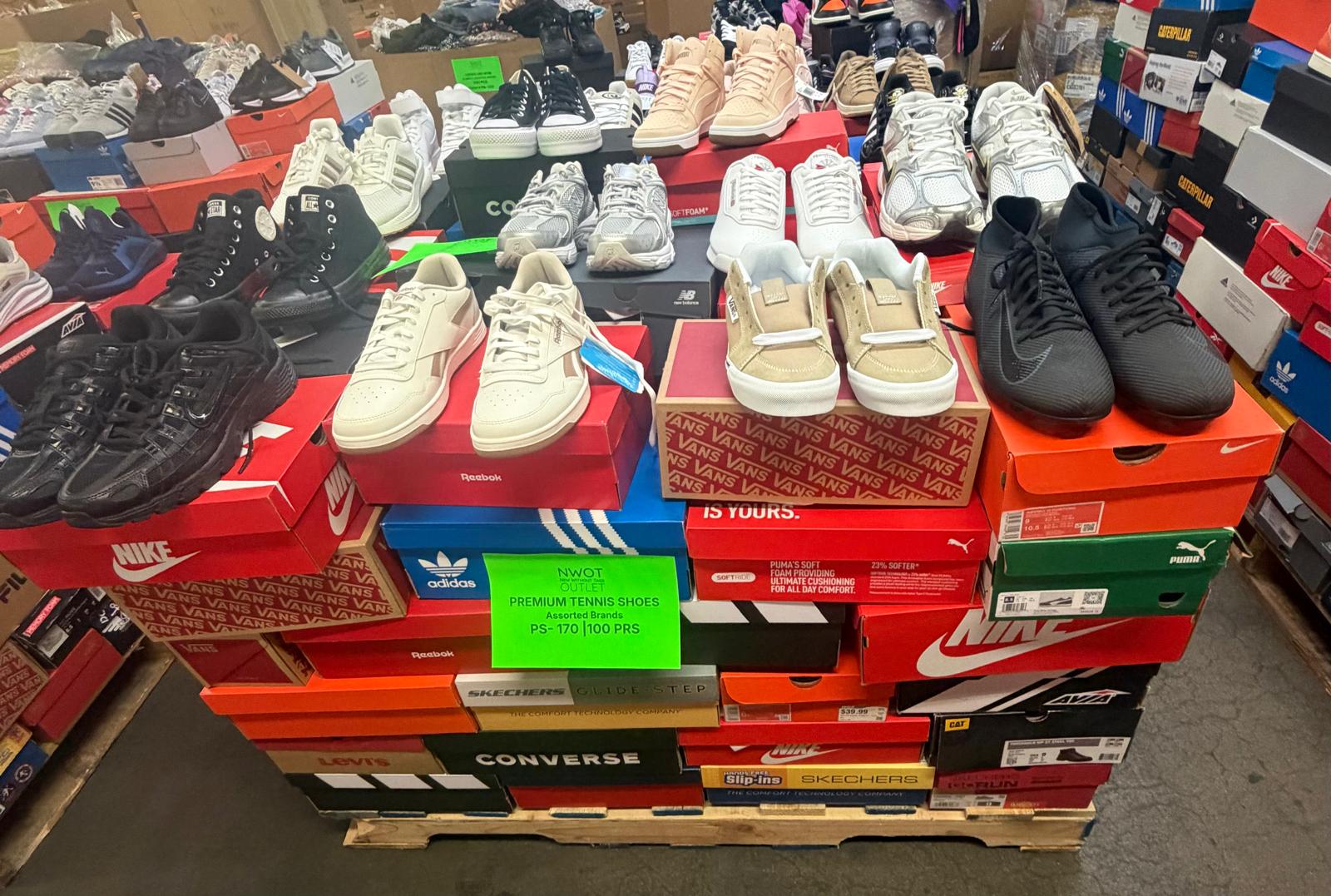 Premium Tennis Shoes | Nike & Assorted  | NWT | 100 pairs | Pallets # PS-170