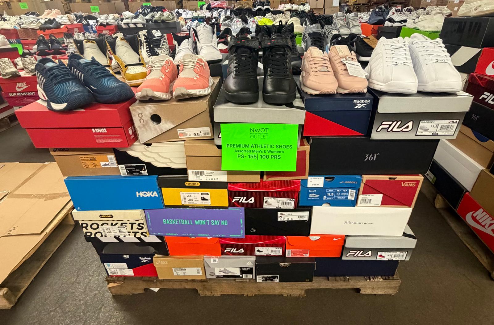 Premium Shoes | Nike & Assorted  | NWT | 100 pairs | Pallets # PS-155