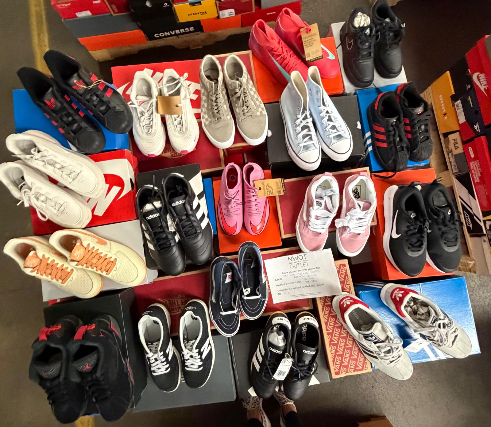 Premium Tennis Shoes | Nike & Assorted  | NWT | 100 pairs | Pallets # PS-176