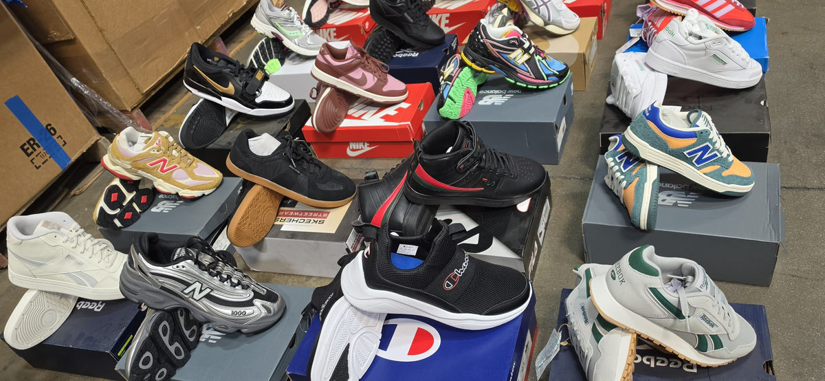 Athletic Outlet | Brand-New Athletic Footwear | Nike, Jordans, and More | 100 Pieces | Pallet