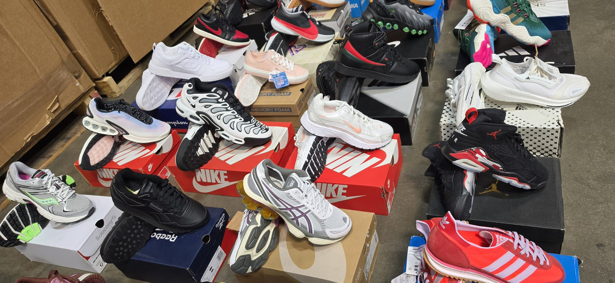 Athletic Outlet | Brand-New Athletic Footwear | Nike, Jordans, and More | 100 Pieces | Pallet