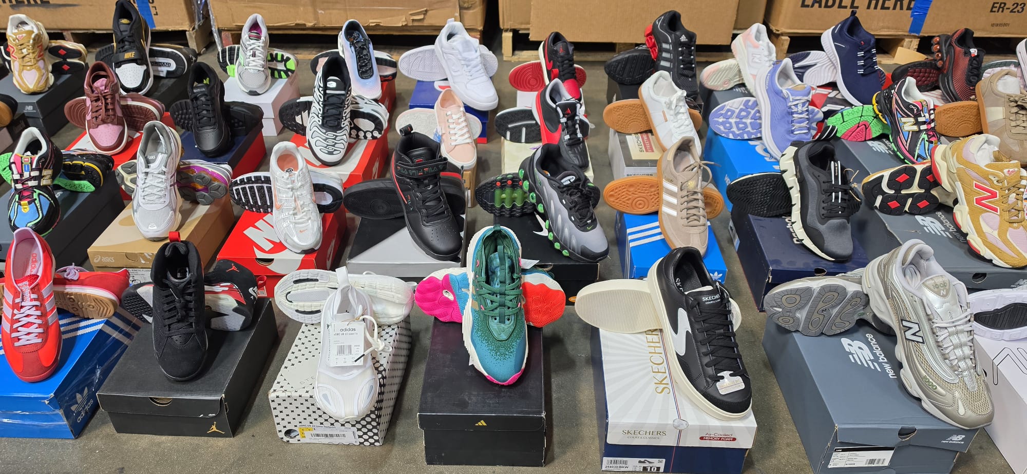 Athletic Outlet | Brand-New Athletic Footwear | Nike, Jordans, and More | 100 Pieces | Pallet