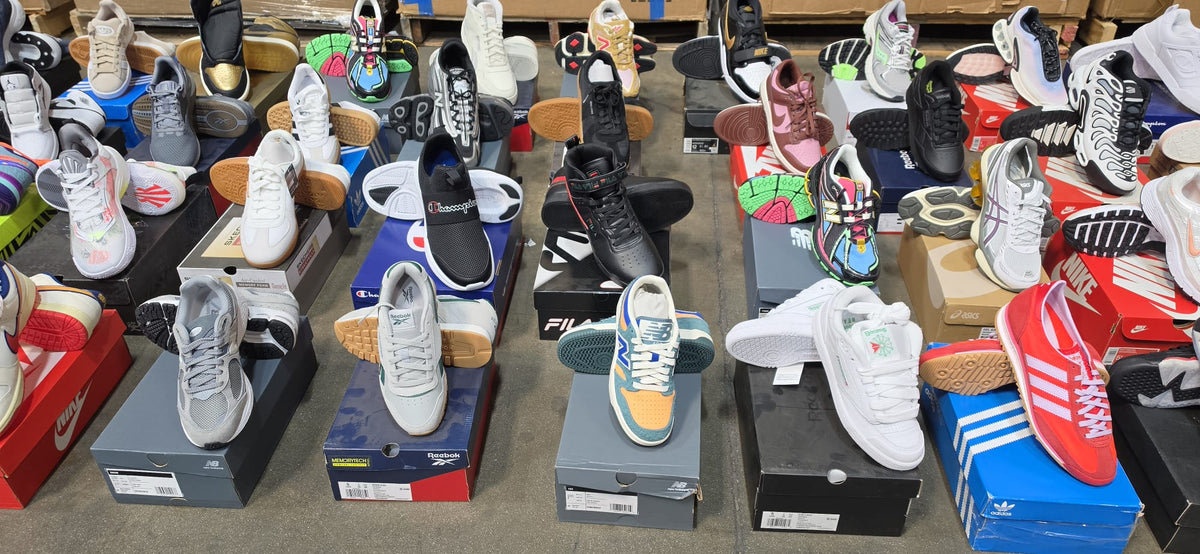 Athletic Outlet | Brand-New Athletic Footwear | Nike, Jordans, and More | 100 Pieces | Pallet