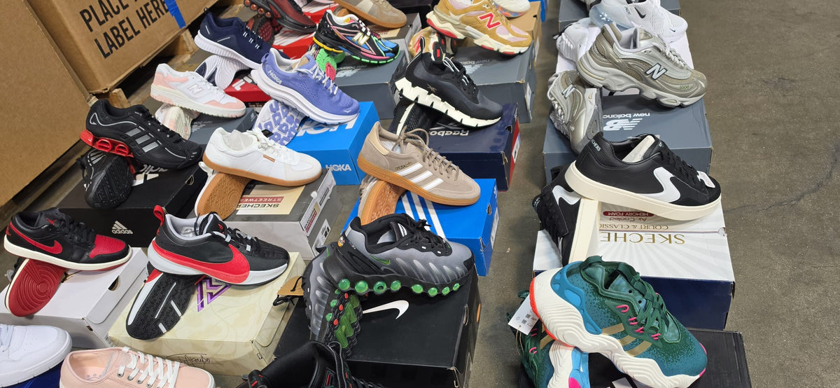 Athletic Outlet | Brand-New Athletic Footwear | Nike, Jordans, and More | 100 Pieces | Pallet