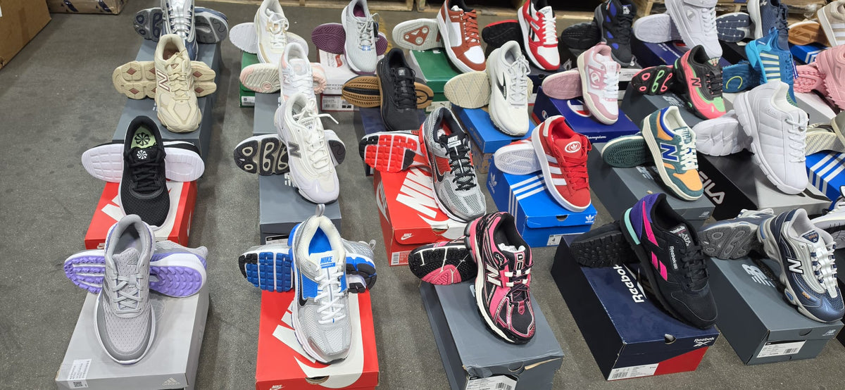 Athletic Outlet | Brand-New Athletic Footwear | Nike, Jordans, and More | 100 Pieces | Pallet