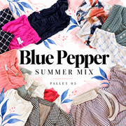 Blue Pepper Summer Mix pallet 05 — stylized cover based on this pallet's photographed garment examples; see original pallet photo