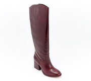 A665369 — Vince Camuto Leather Wide Calf Tall Boots - Leila2 — Mahogany; QVC stock photo matched to lot manifest