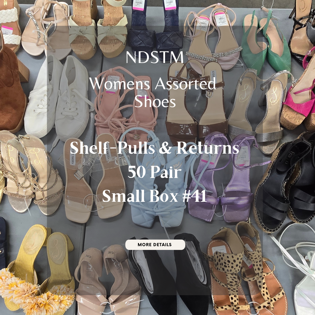 NDSTM | Women's Assorted Shoes | Shelf Pulls & Returns | Small Box #41 ...