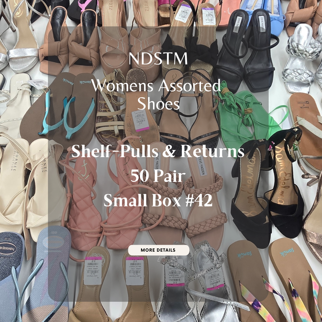 NDSTM | Women's Assorted Shoes | Shelf Pulls & Returns | Small Box #42 ...