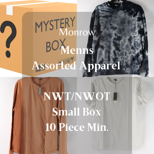 Monrow | Men's Assorted Apparel | NWT/NWOT | Small Box | 10 Piece Min.
