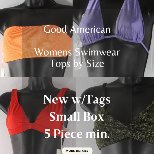 Good American | Women's Swimwear Tops | NWT | By Size | 5 Piece Min.