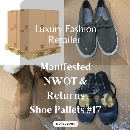 Luxury Fashion Retailer | ALL SEASONS MANIFESTED | NWOT & Returns | Shoe Pallets #17
