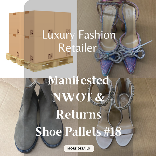 Luxury Fashion Retailer | ALL SEASONS MANIFESTED | NWOT & Returns | Shoe Pallets #18