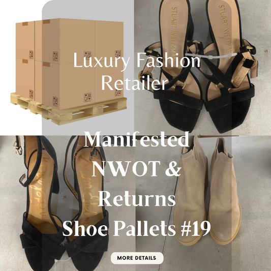 Luxury Fashion Retailer | ALL SEASONS MANIFESTED | NWOT & Returns | Shoe Pallets #19