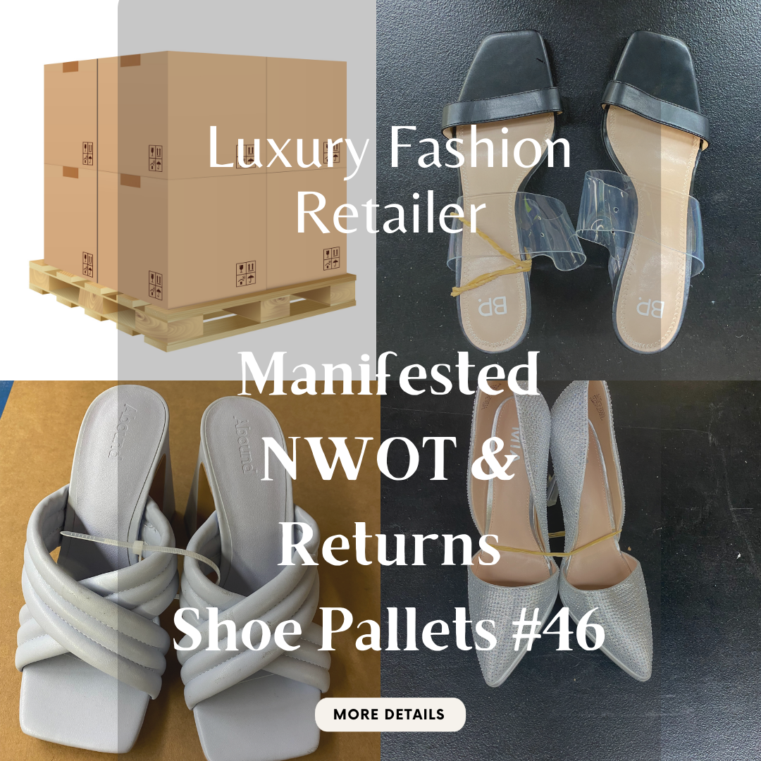 Luxury Fashion Retailer | ALL SEASONS MANIFESTED | NWOT & Returns | Shoe Pallets #46