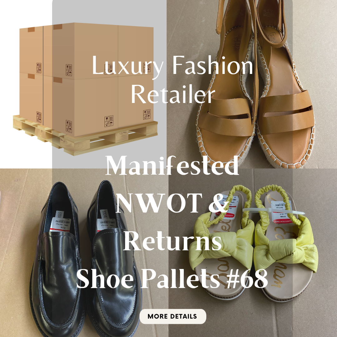 Luxury Fashion Retailer | ALL SEASONS MANIFESTED | NWOT & Returns | Shoe Pallets #68