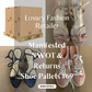 Luxury Fashion Retailer | ALL SEASONS MANIFESTED | NWOT & Returns | Shoe Pallets #69