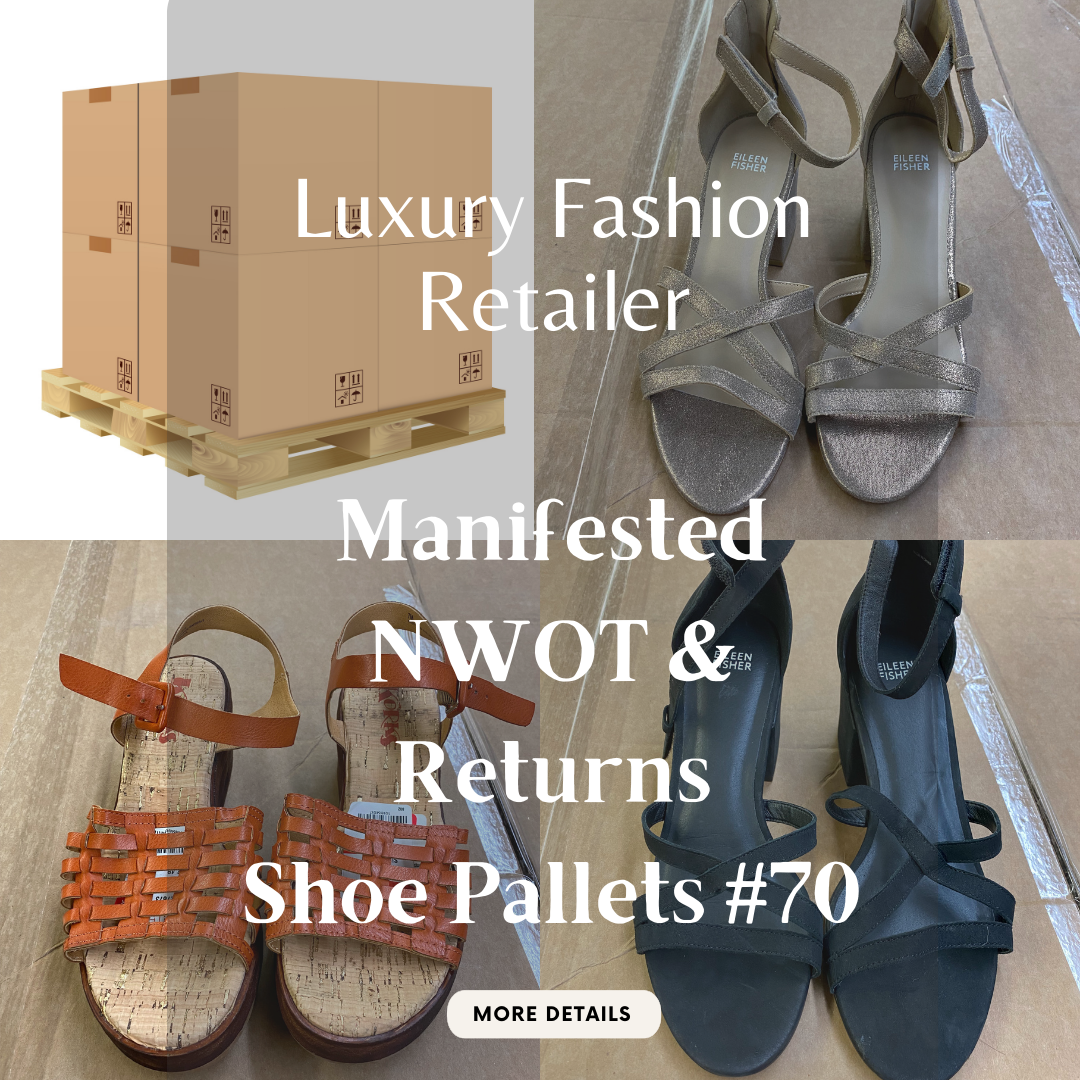 Luxury Fashion Retailer | ALL SEASONS MANIFESTED | NWOT & Returns | Shoe Pallets #70