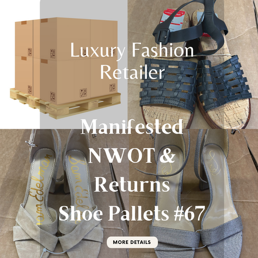 Luxury Fashion Retailer | ALL SEASONS MANIFESTED | NWOT & Returns | Shoe Pallets #67
