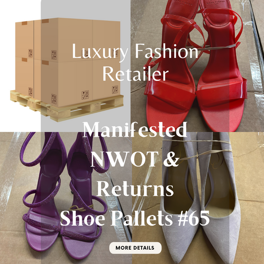Luxury Fashion Retailer | ALL SEASONS MANIFESTED | NWOT & Returns | Shoe Pallets #65