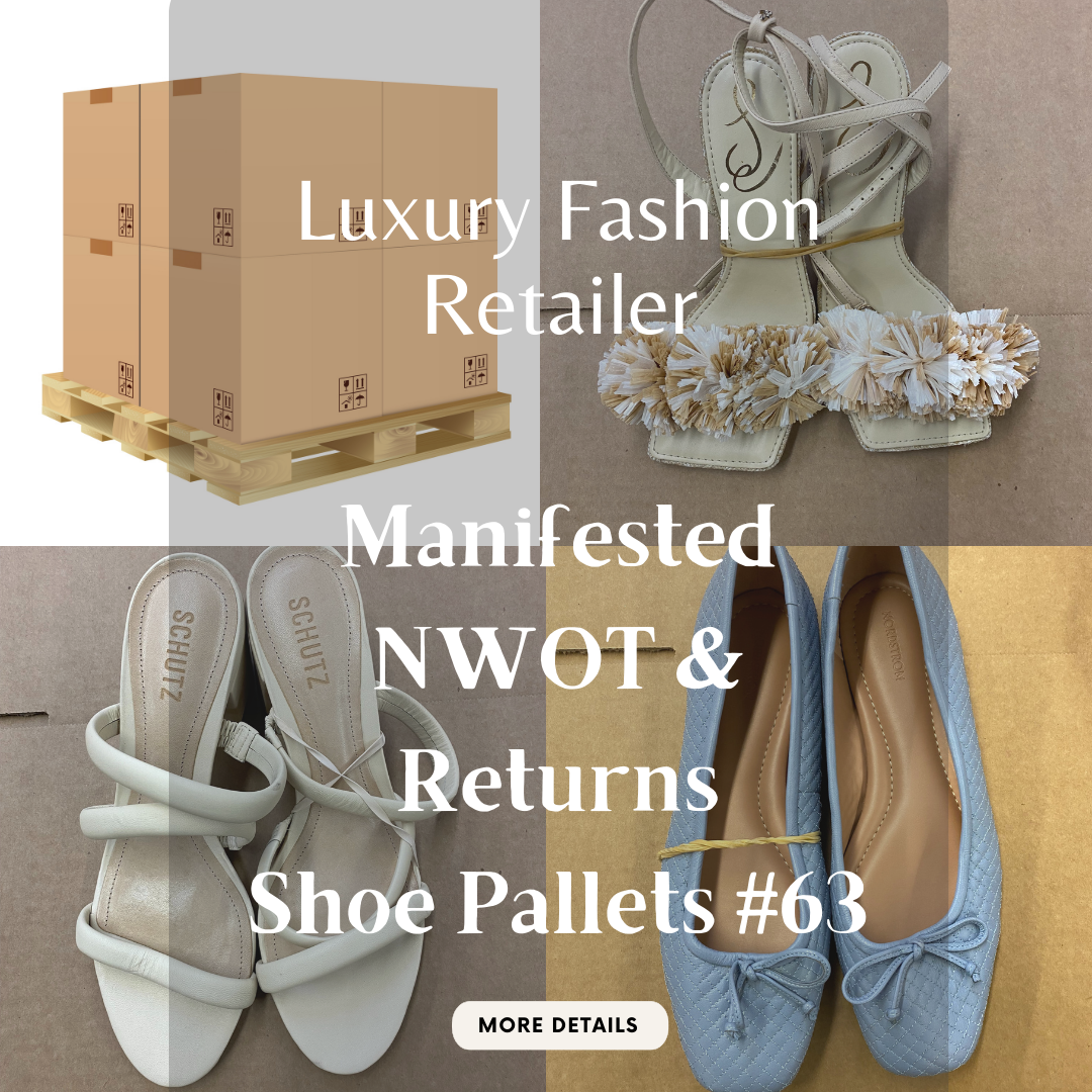 Luxury Fashion Retailer | ALL SEASONS MANIFESTED | NWOT & Returns | Shoe Pallets #63