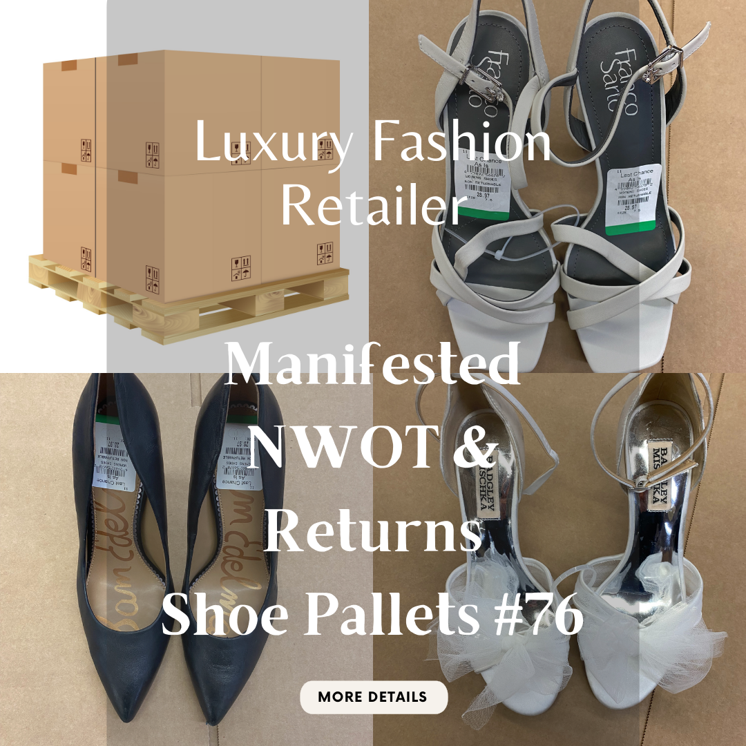 Luxury Fashion Retailer | ALL SEASONS MANIFESTED | NWOT & Returns | Shoe Pallets #76