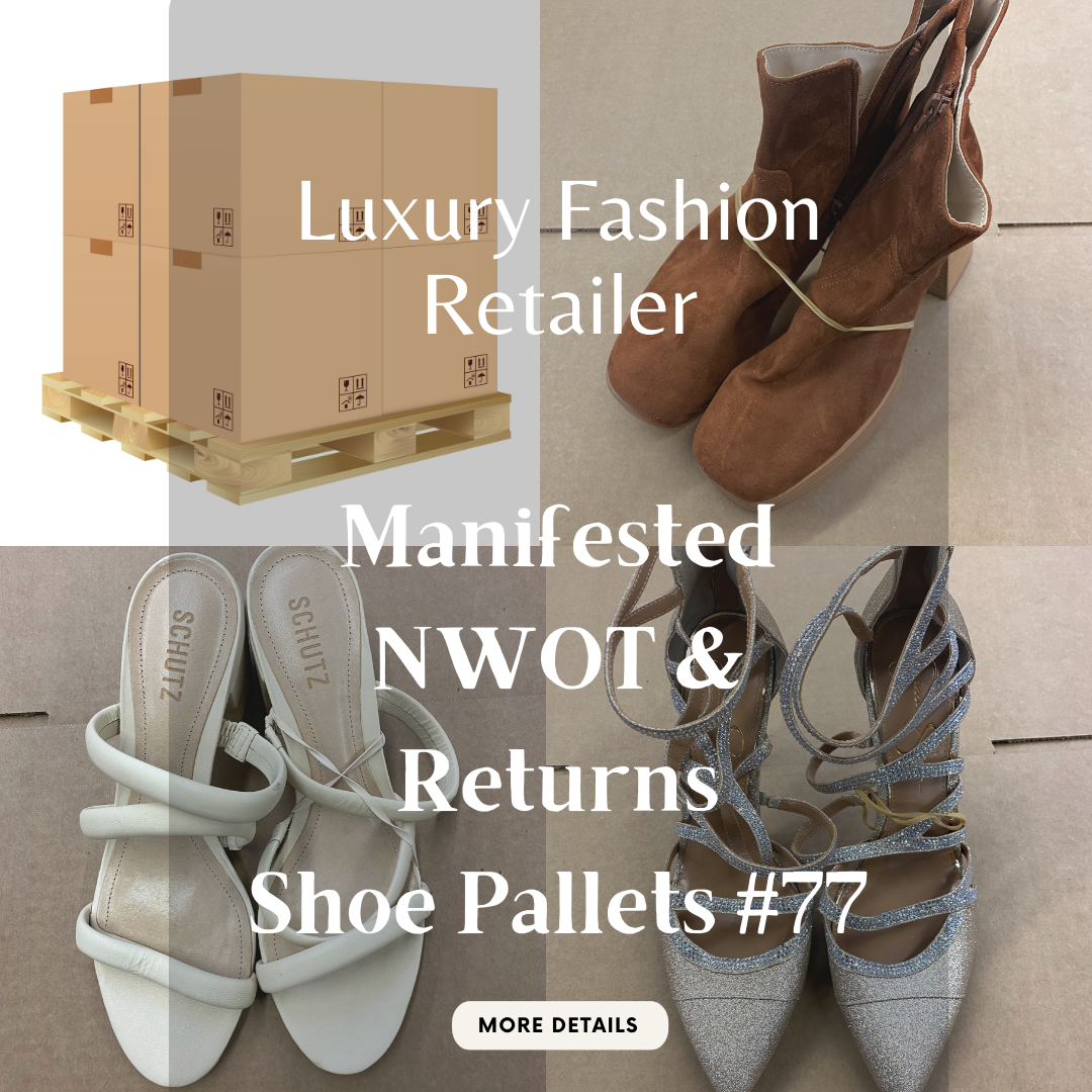 Luxury Fashion Retailer | ALL SEASONS MANIFESTED | NWOT & Returns | Shoe Pallets #77