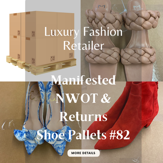 Luxury Fashion Retailer | ALL SEASONS MANIFESTED | NWOT & Returns | Shoe Pallets #82