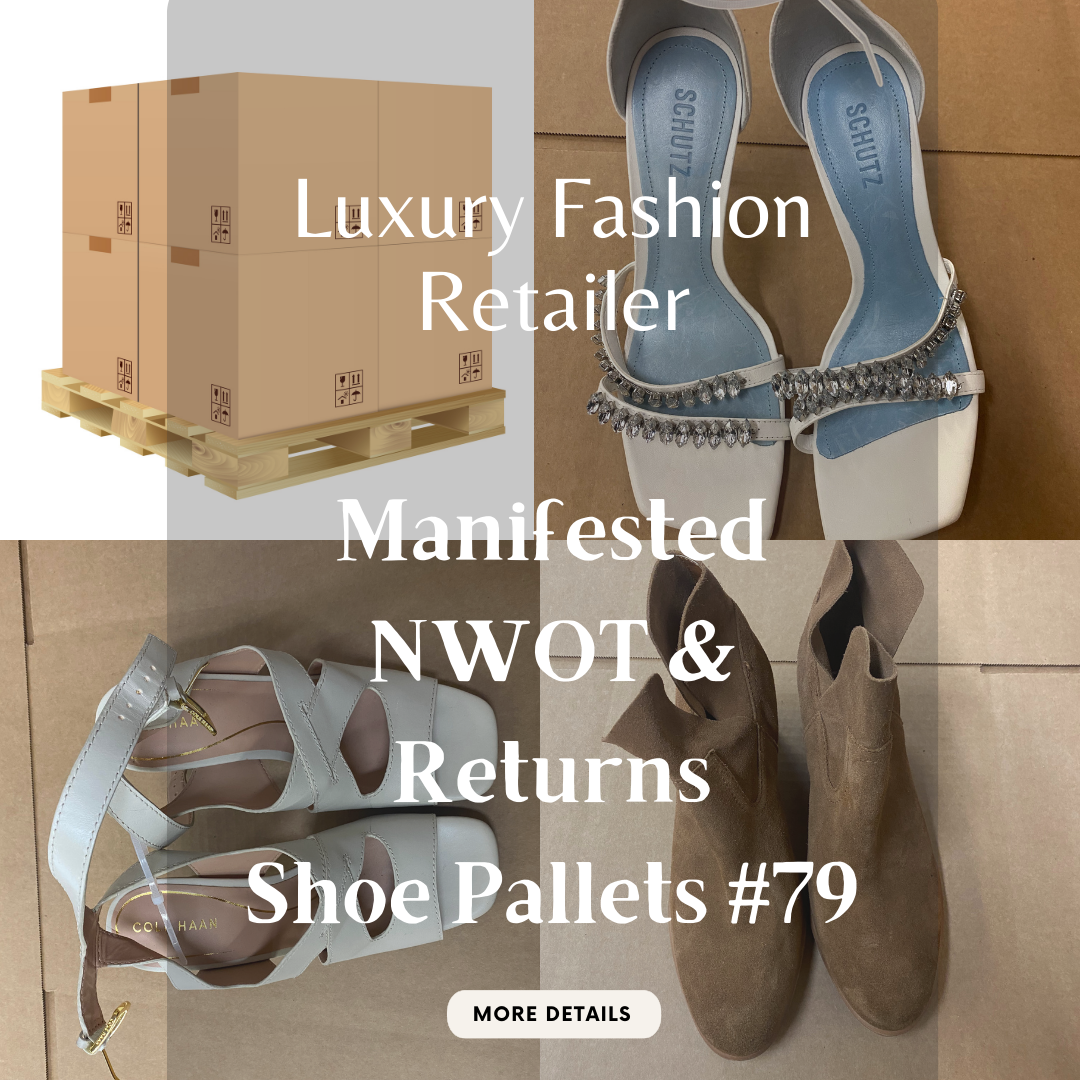 Luxury Fashion Retailer | ALL SEASONS MANIFESTED | NWOT & Returns | Shoe Pallets #79