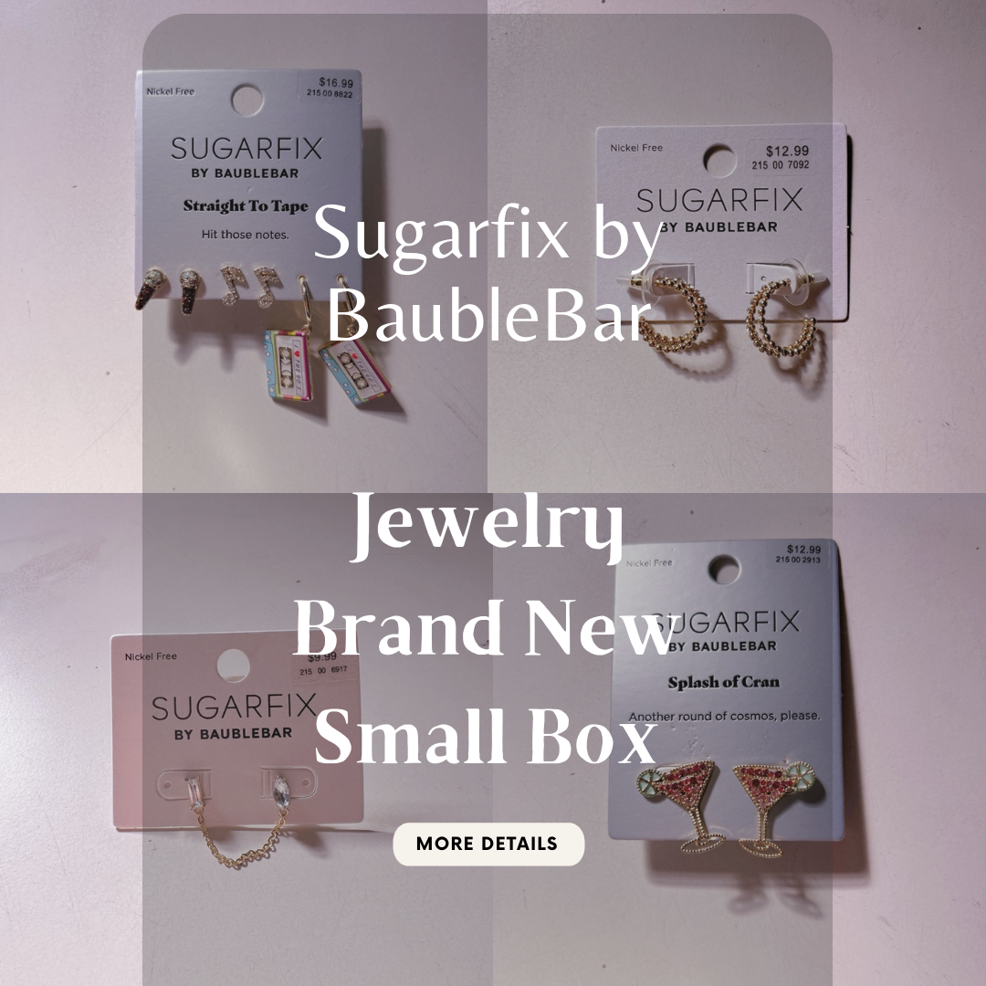 Sugarfix by BaubleBar | Jewelry | Brand New | 96 Piece Min.