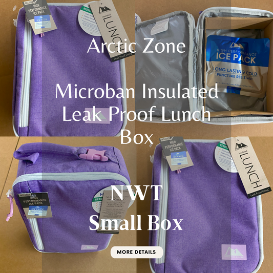 Arctic Zone  | Microban Insulated Leak Proof Lunch Box | NWT | Small Box