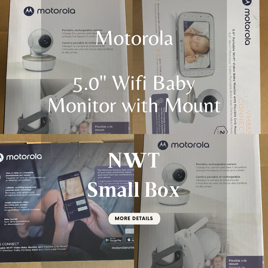 Motorola | 5.0" Wifi Baby Monitor with Mount | NWT | Small Box