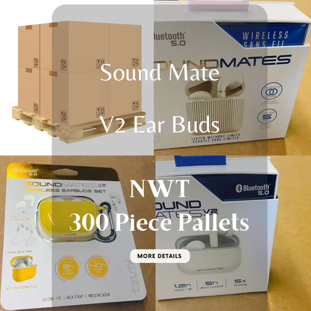Sound Mates  | V2 Ear Buds  | NWT | Pallets