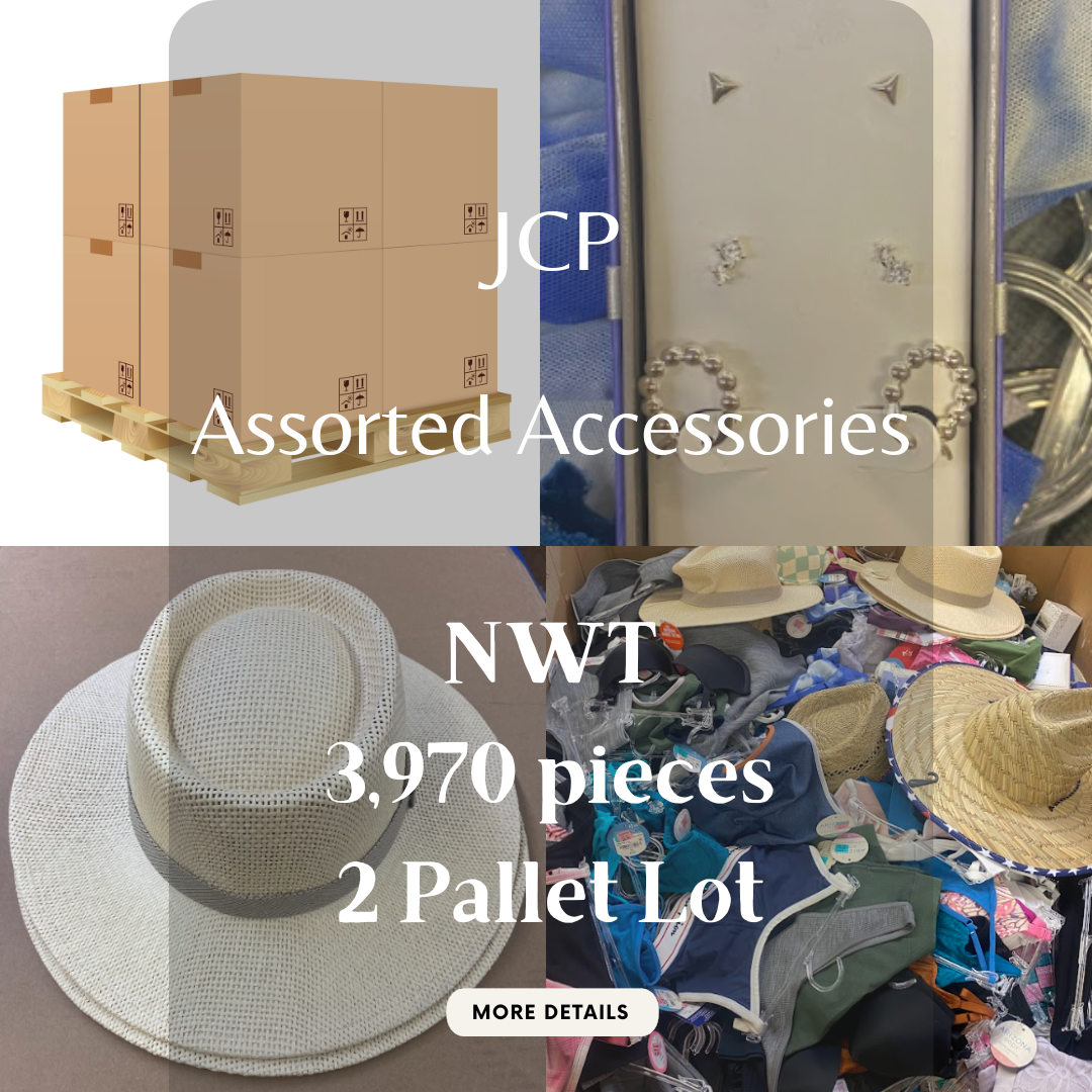 JCP | Mixed Accessories | NWT | 2 Pallet Lot | 3,970 pieces