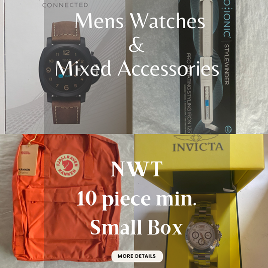 Mens Watches & Mixed Accessories | Assorted | NWT | Small Box | 10 Piece Min.