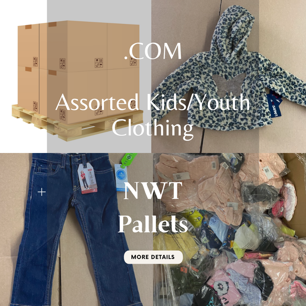 .COM | Kids & Youth Apparel | NWT | 400-600 Piece Pallets