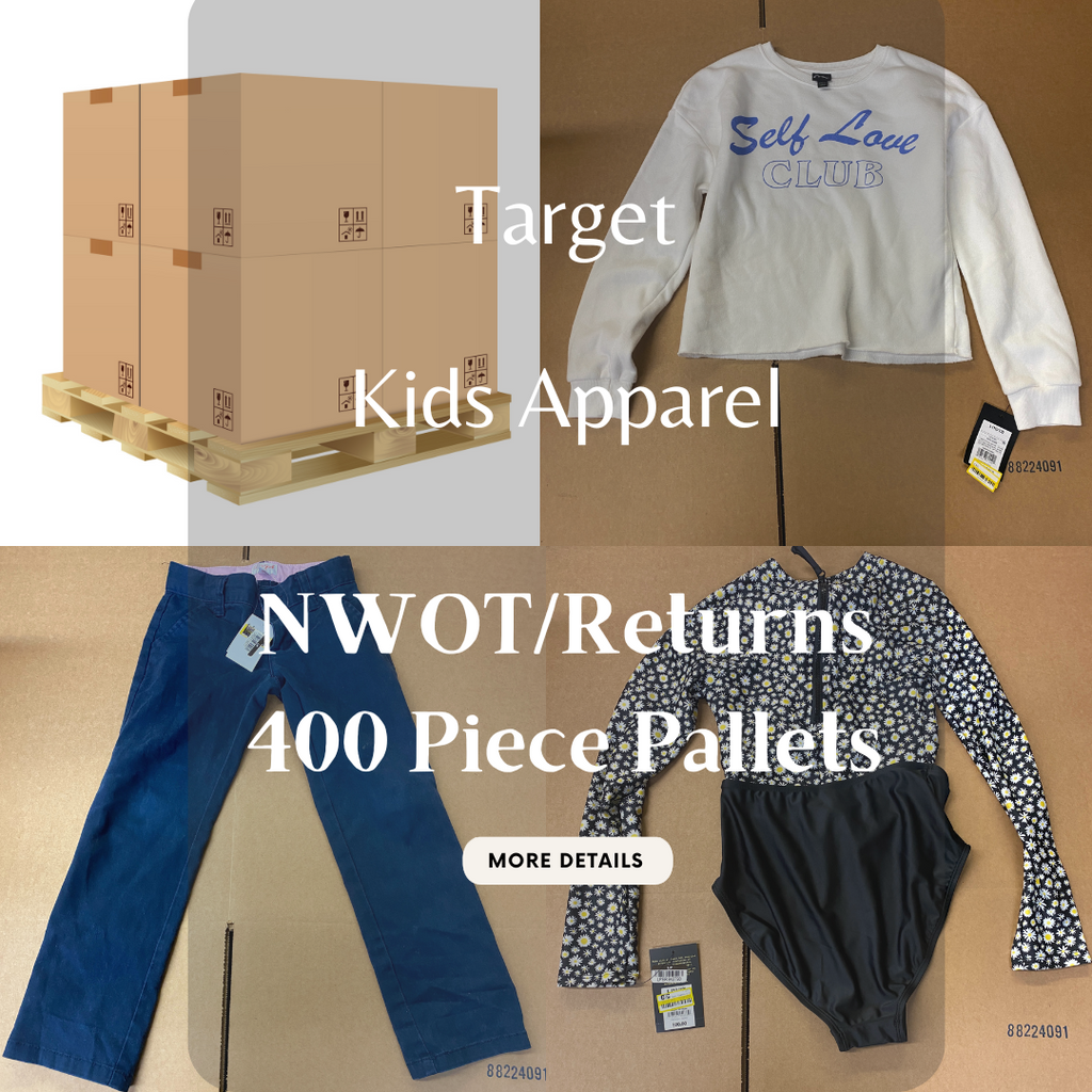Target | Kids Apparel | NWOT/Returns | 400 Piece Pallets
