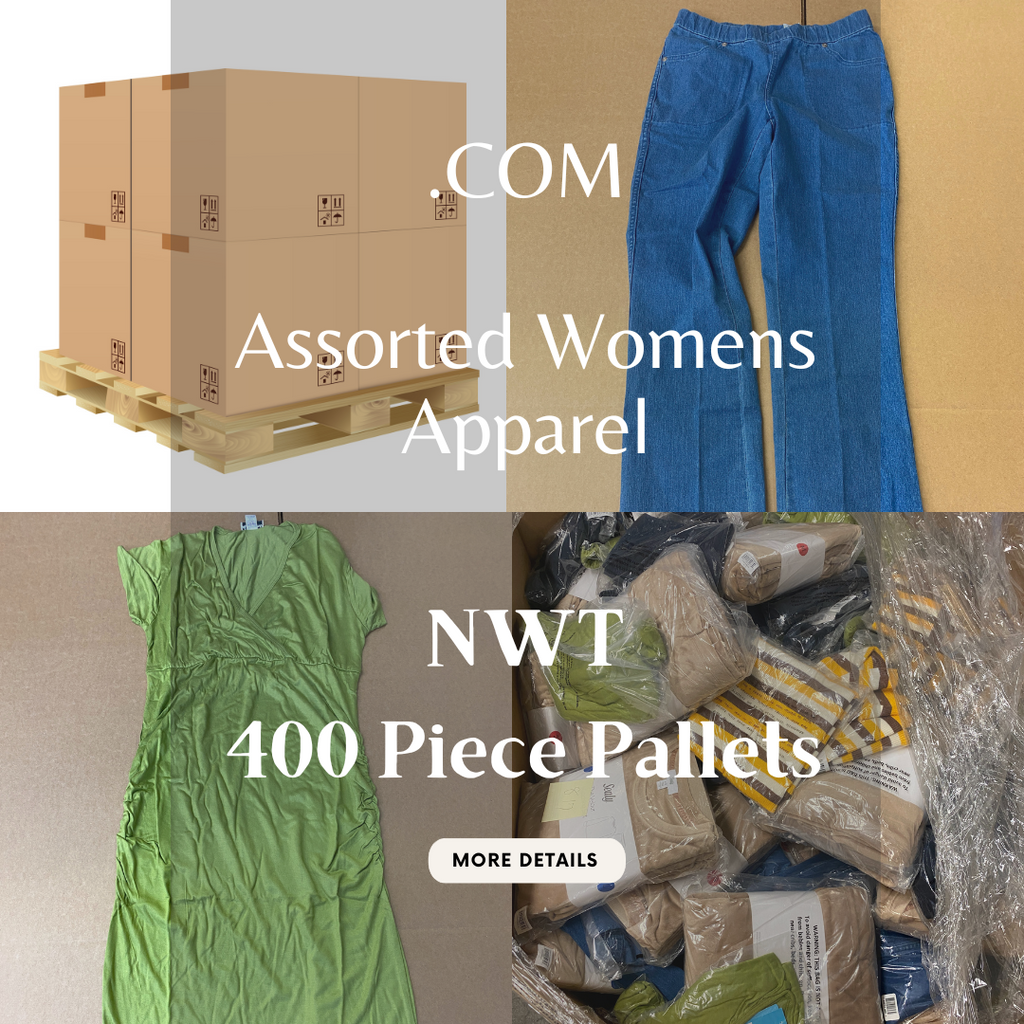 .COM | Assorted Womens Apparel | NWT |400 Piece Pallets