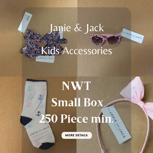 Janie & Jack | Kids Accessories | NWT | Small Box | 250 Piece Min.