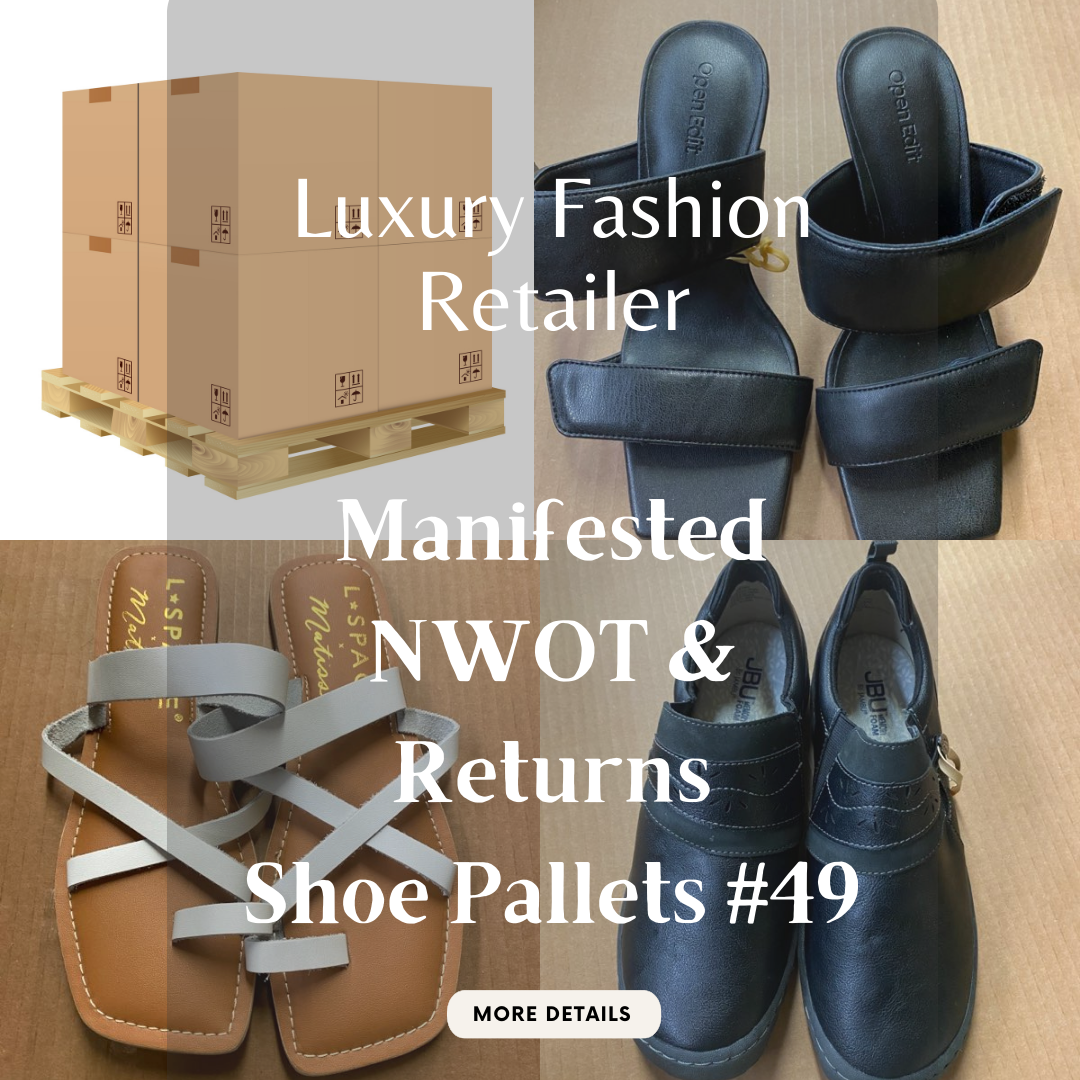 Luxury Fashion Retailer | ALL SEASONS MANIFESTED | NWOT & Returns | Shoe Pallets #49