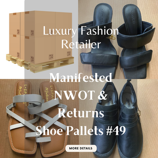 Luxury Fashion Retailer | ALL SEASONS MANIFESTED | NWOT & Returns | Shoe Pallets #49