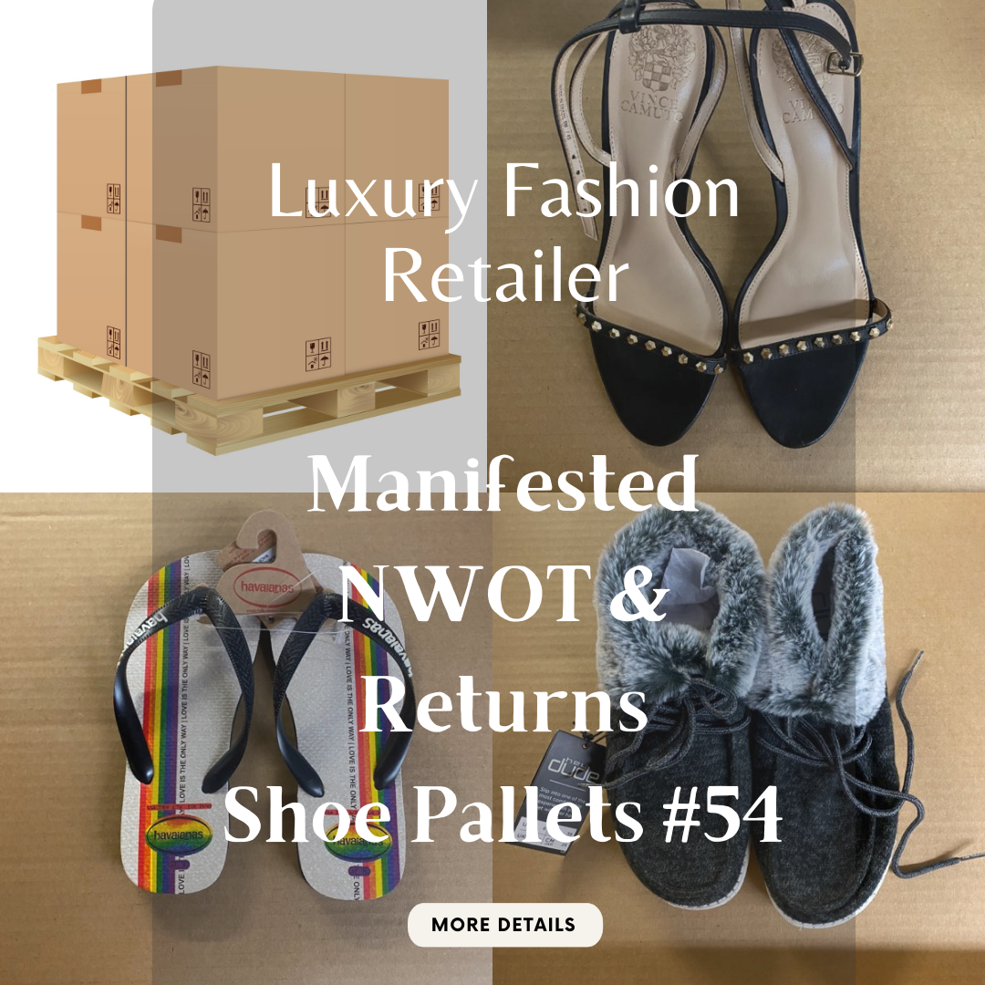 Luxury Fashion Retailer | ALL SEASONS MANIFESTED | NWOT & Returns | Shoe Pallets #54