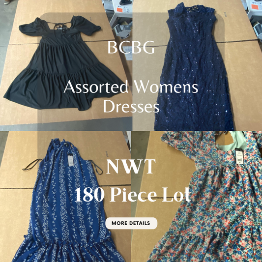 BCBG | Womens Assorted Dresses | NWT | 180 Piece Lot