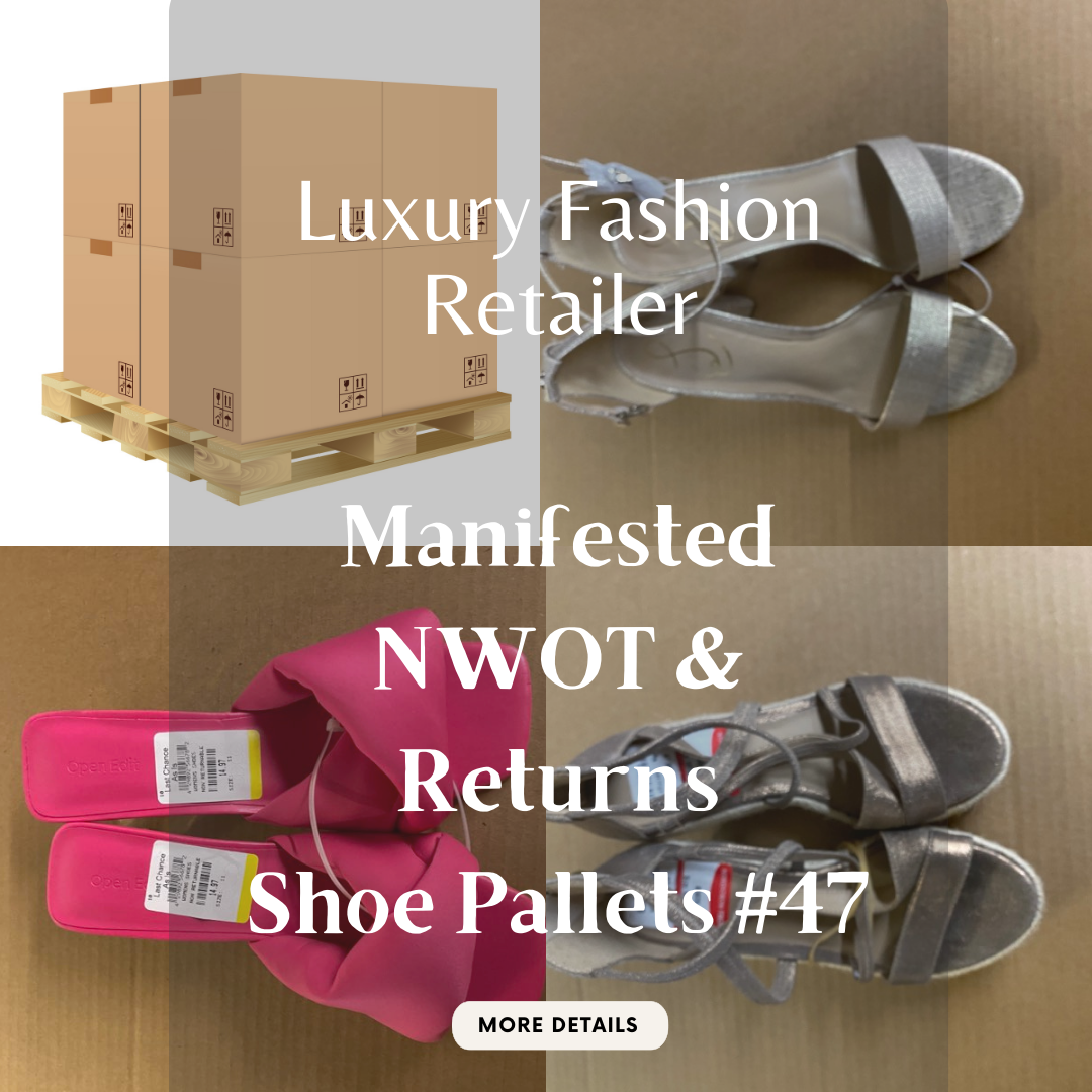 Luxury Fashion Retailer | ALL SEASONS MANIFESTED | NWOT & Returns | Shoe Pallets #47