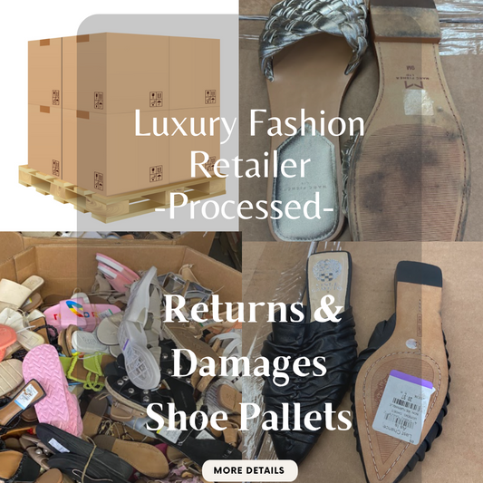 Luxury Fashion Retailer | PROCESSED Summer | Returns & Damaged | Shoe Pallets | 400 Pieces