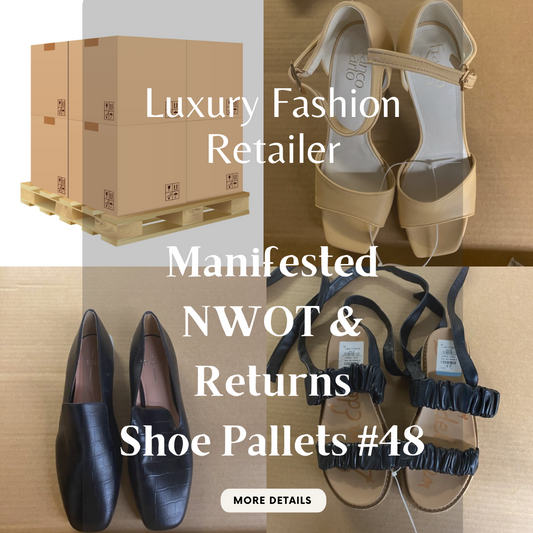 Luxury Fashion Retailer | ALL SEASONS MANIFESTED | NWOT & Returns | Shoe Pallets #48